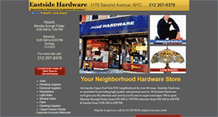 Desktop Screenshot of eastsidehardware.net