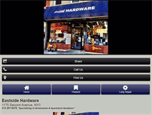 Tablet Screenshot of eastsidehardware.net